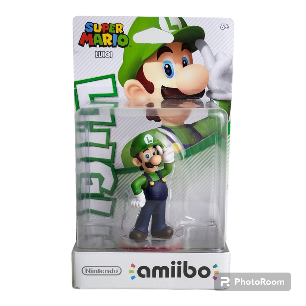 LUIGI - Super Mario Bros. Amiibo - Nintendo collectable - NEW & SEALED